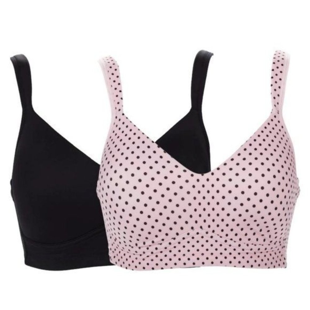 Rhonda Shear Molded Cup Bra Set of 2 X LARGE
